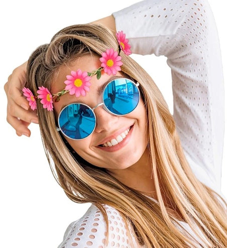 Widmann SRL Hoofdband bloemen roze Noah