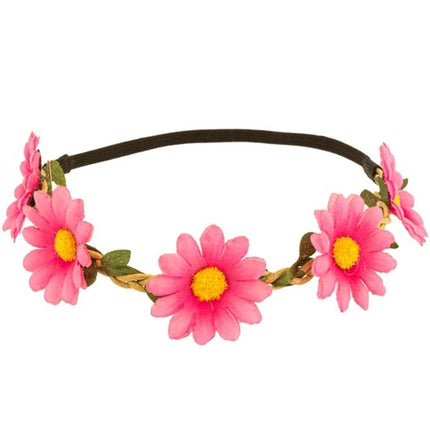 Widmann SRL Hoofdband bloemen roze Noah