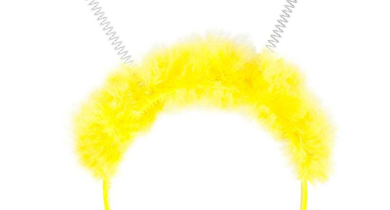 Widmann SRL Hoofdband Goud Pailletten Met Maraboe