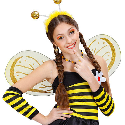 Widmann SRL Hoofdband Goud Pailletten Met Maraboe