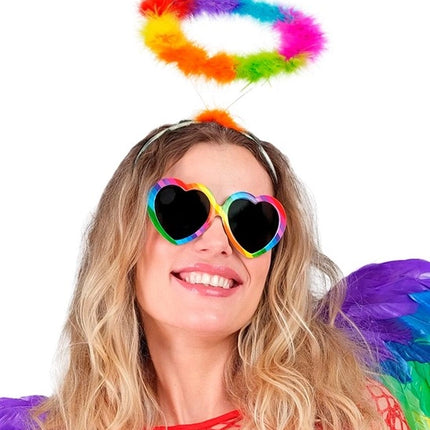 Widmann SRL Hoofdband halo engel regenboog Joep