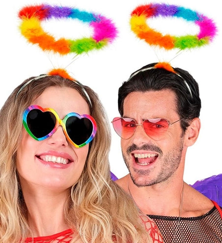 Widmann SRL Hoofdband halo engel regenboog Joep