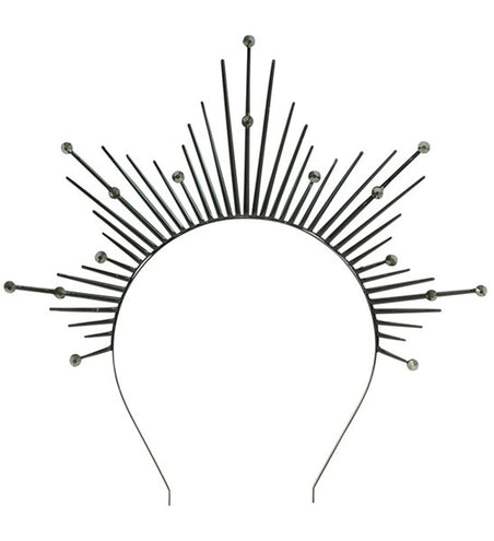 Widmann SRL Hoofdband halo zwart Sanne