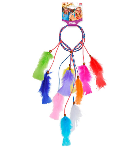 Widmann SRL Hoofdband indiaan meerkleurig