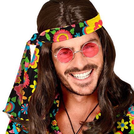 Widmann SRL Hoofdband jaren 70 bloemenfeest