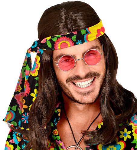 Widmann SRL Hoofdband jaren 70 bloemenfeest