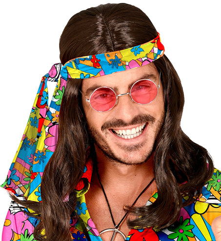 Widmann SRL Hoofdband jaren 70 flower power