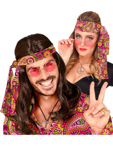 Widmann SRL Hoofdband jaren 70 paisley