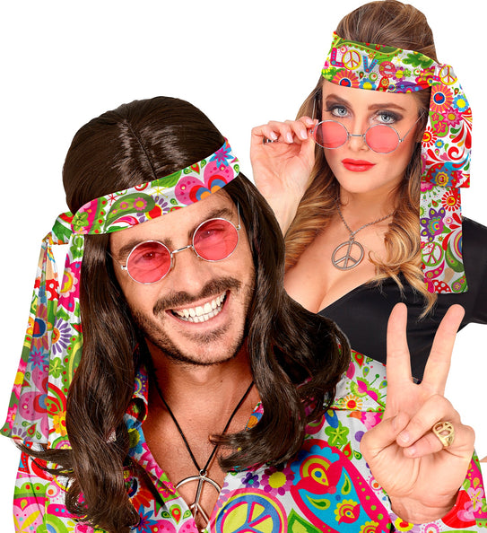 Widmann SRL Hoofdband jaren 70  peace party