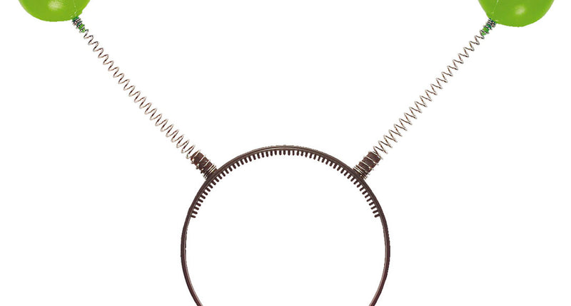 Widmann SRL Hoofdband met groene antennes