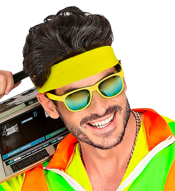 Widmann SRL Hoofdband neon geel