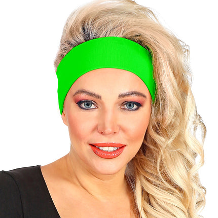 Widmann SRL Hoofdband neon groen