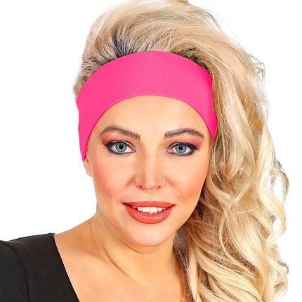 Widmann SRL Hoofdband neon rose