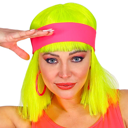 Widmann SRL Hoofdband neon rose