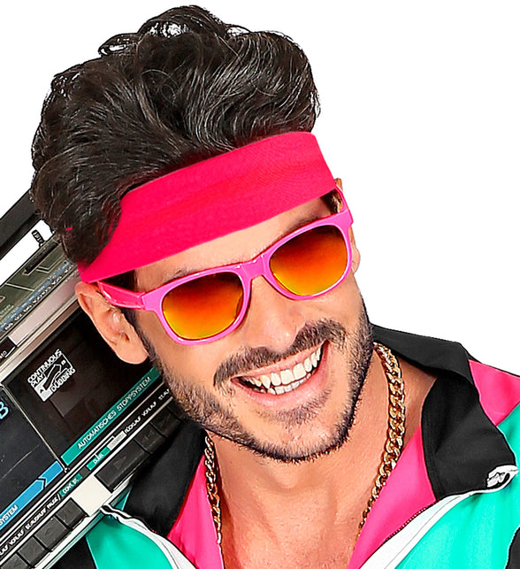 Widmann SRL Hoofdband neon rose