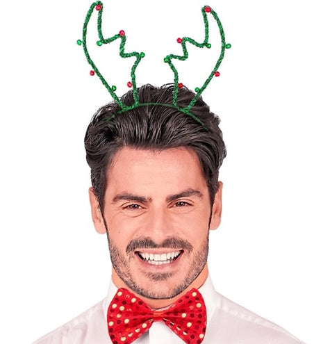 Widmann SRL Hoofdband rendier groen Yara