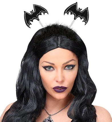 Widmann SRL Hoofdband vleermuis strass Anouk