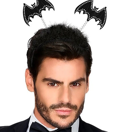 Widmann SRL Hoofdband vleermuis strass Anouk