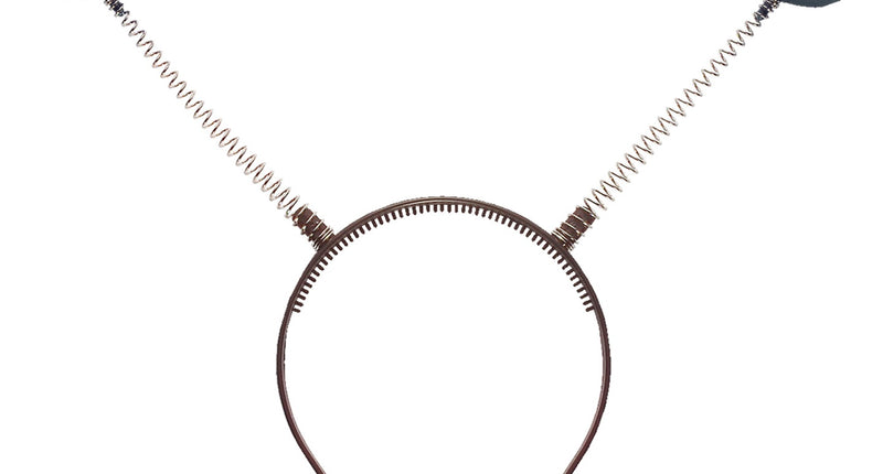 Widmann SRL Hoofdband voelsprieten zwart