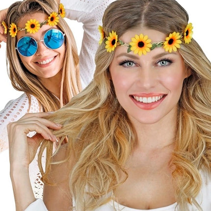 Widmann SRL Hoofdband zonnebloem Vera