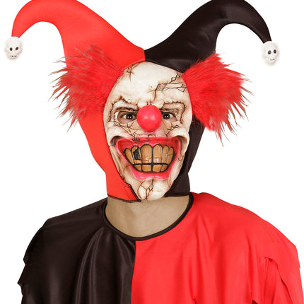 Widmann SRL Horror clown masker halfgezicht