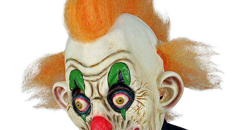 Widmann SRL Horror clown masker oranje