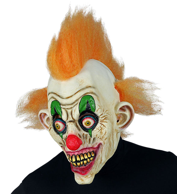 Widmann SRL Horror clown masker oranje