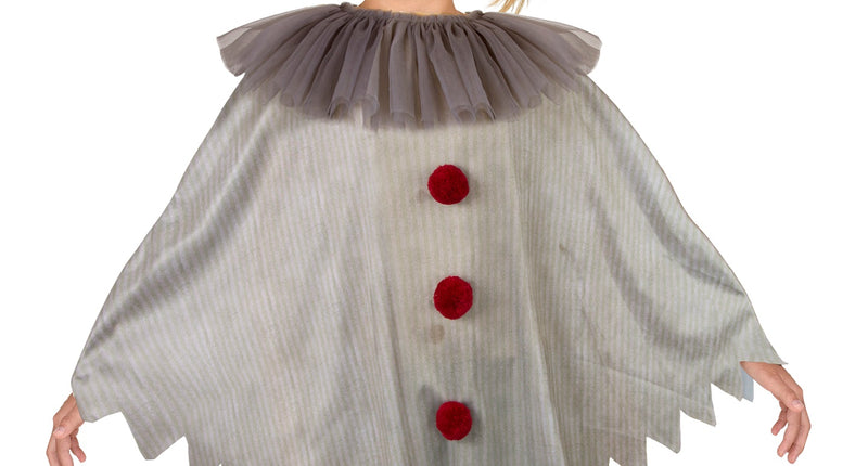 Widmann SRL Horror clown poncho kinderen