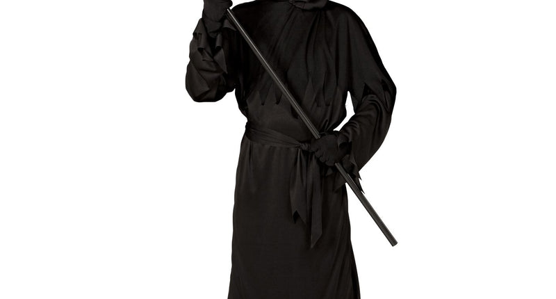 Widmann SRL Horror pak zwarte griezel magere hein