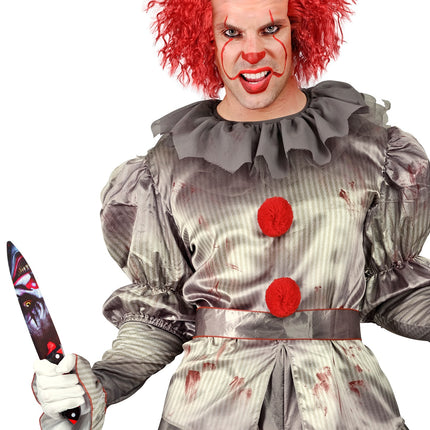Widmann SRL Horrorclown mes met bloed