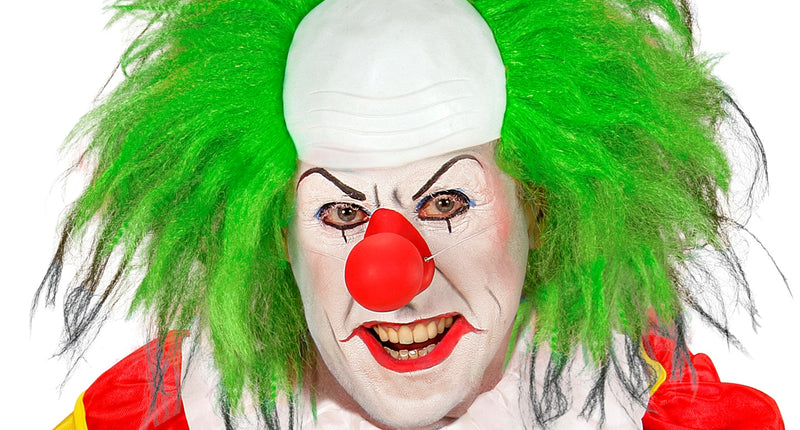Widmann SRL Horrorclown pruik groen