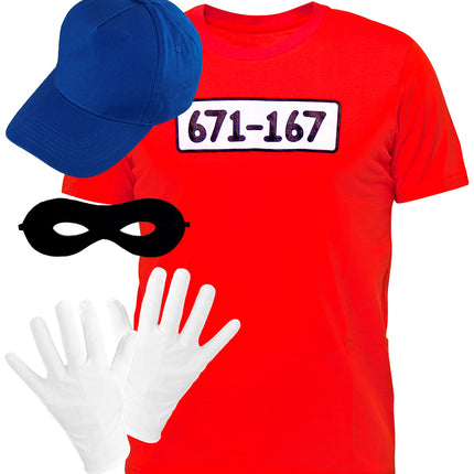 Widmann SRL Inbreker boef verkleedset