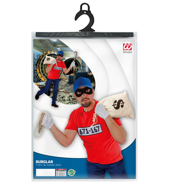 Widmann SRL Inbreker boef verkleedset