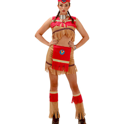 Widmann SRL Indiaan kostuum dames "Ray of Moonlight"