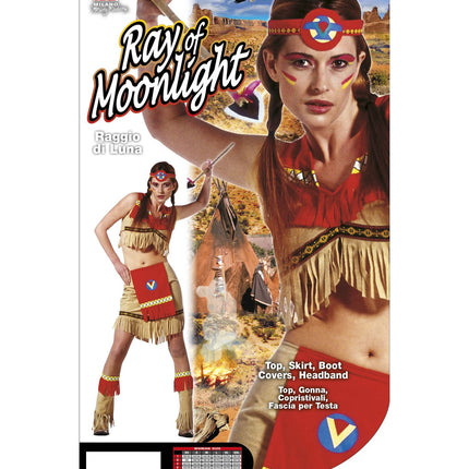Widmann SRL Indiaan kostuum dames "Ray of Moonlight"