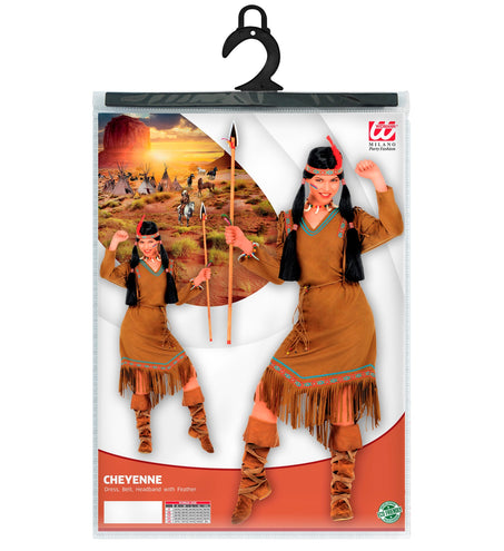 Widmann SRL Indiaanse jurk met accessoires