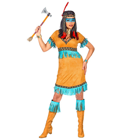 Widmann SRL Indianen jurk dames Fleur