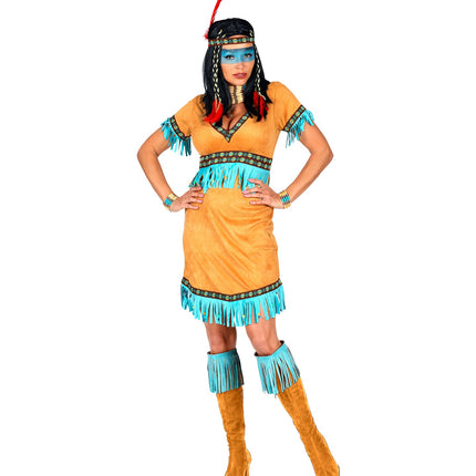 Widmann SRL Indianen jurk dames Fleur