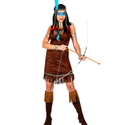 Widmann SRL Indianen jurk deluxe voor vrouwen