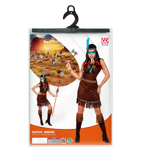 Widmann SRL Indianen jurk deluxe voor vrouwen