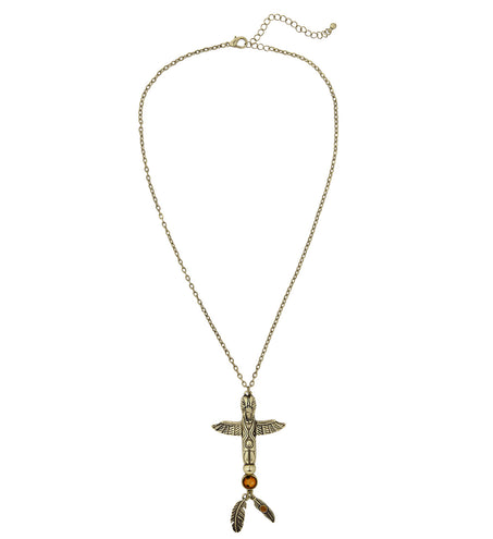 Widmann SRL Indianen ketting totempaal