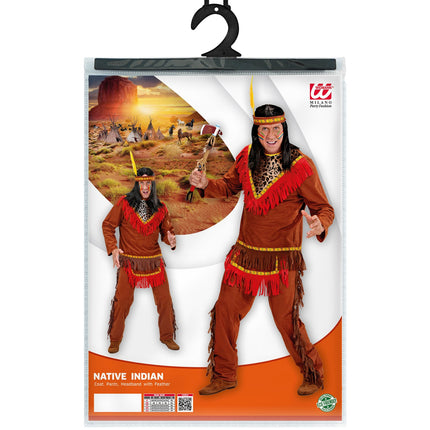 Widmann SRL Indianen kleding Bully heren