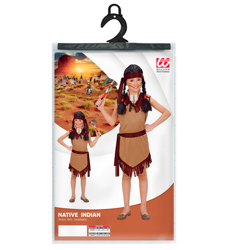 Widmann SRL Indianen kostuum Inka meisje