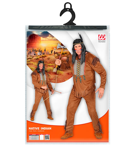 Widmann SRL Indianen pak bruin