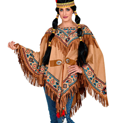 Widmann SRL Indianen poncho inheems