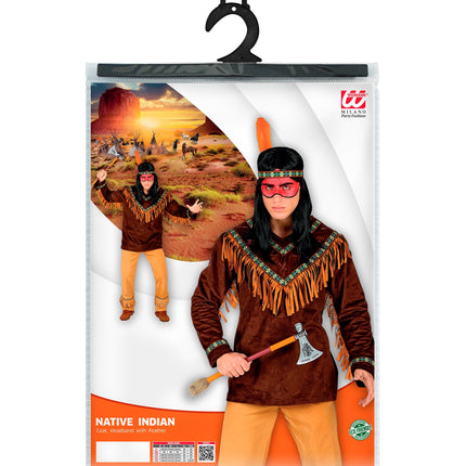 Widmann SRL Indianenpak voor heren Inheems