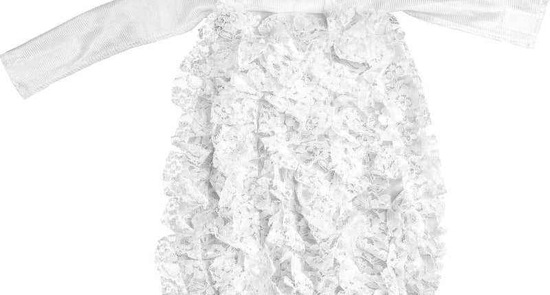 Widmann SRL Jabot van witte kant Markies Vincent