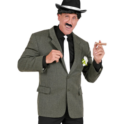 Widmann SRL Jaren 20 Gangster verkleedset zwart