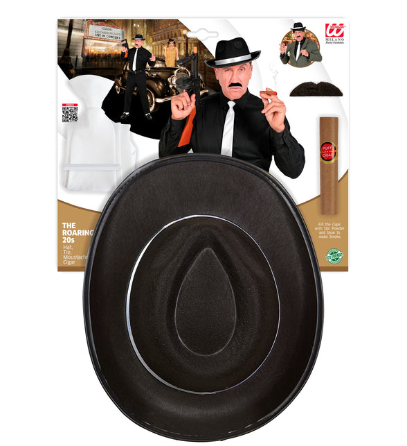 Widmann SRL Jaren 20 Gangster verkleedset zwart