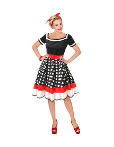 Widmann SRL Jaren 50 jurk Dolly blauw